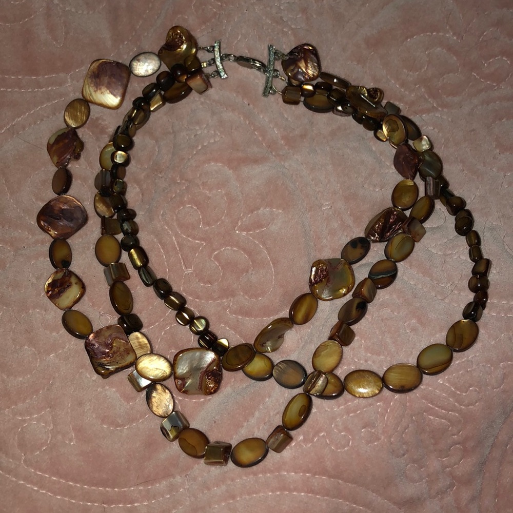 Three tiered necklace handmade